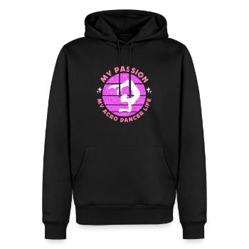 Acro Dancer My Passion My Acro Dance Gymnastics - Männer Premium Bio Hoodie - Schwarz - Vorne - Nico (187cm)