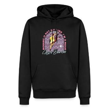 Acro Dancer Morning Is Not My Time Acro Dance - Männer Premium Bio Hoodie - Schwarz - Vorne - Nico (187cm)