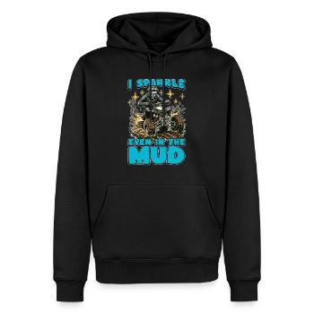 Mud Racing I Sparkle Even In The Mud Motorsport - Men’s Premium Organic Hoodie - black - Front - Nico (187cm)