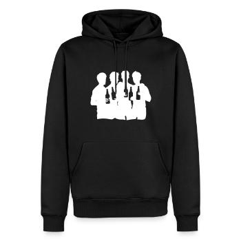 Team Party Gruppe Feiern Jga - Männer Premium Bio Hoodie - Schwarz - Vorne - Nico (187cm)