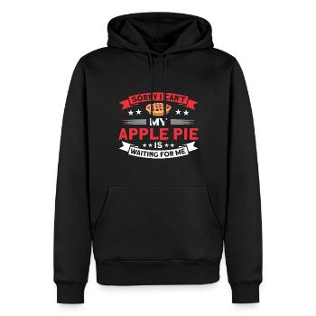 Kuchen Liebhaber Cupcake Liebhaber Apfelkuchen - Männer Premium Bio Hoodie - Schwarz - Vorne - Nico (187cm)
