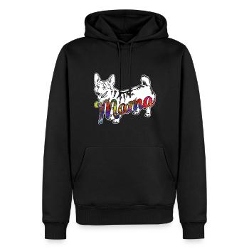 Pembroke Welsh Corgi Pembroke Welsh Corgi Mama - Men’s Premium Organic Hoodie - black - Front - Nico (187cm)