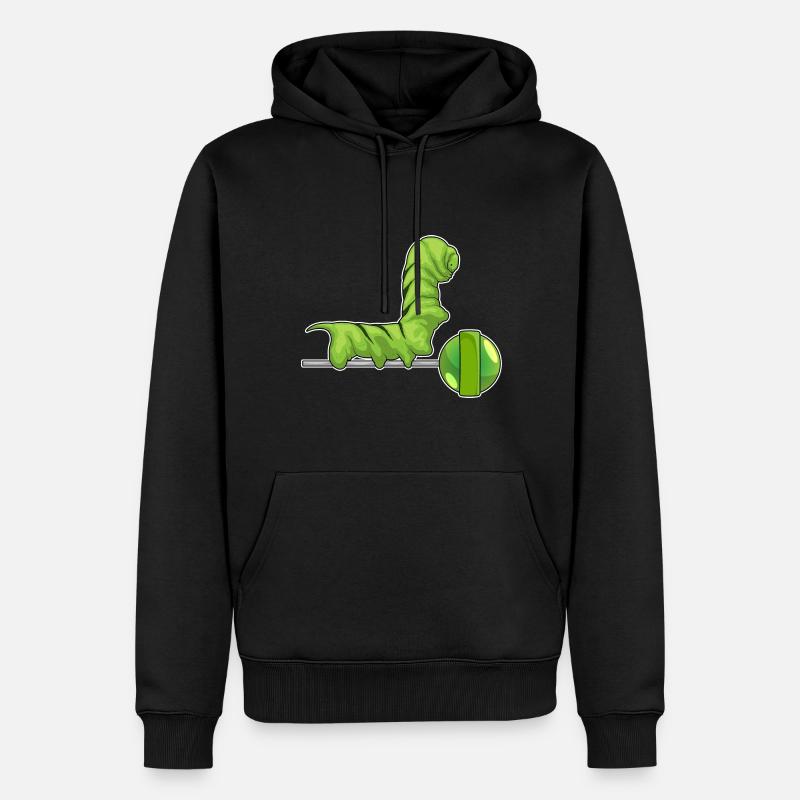 Sucette chenille - Sweat à capuche Premium bio Homme - noir