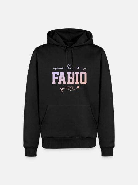 Fabio - Men’s Premium Organic Hoodie - black