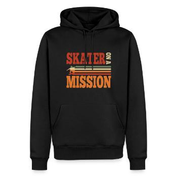 Skateboarding Skateboard Design For Skateboarder - Männer Premium Bio Hoodie - Schwarz - Vorne - Nico (187cm)