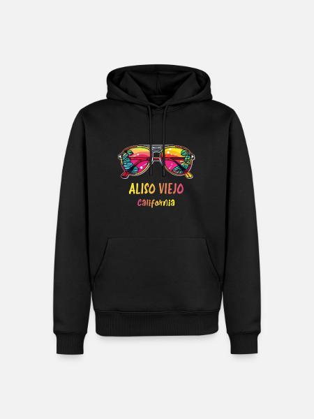 ALISO VIEJO California - Men’s Premium Organic Hoodie - black
