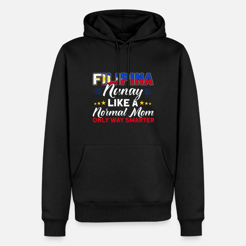 Philippines Drapeau philippin - Sweat à capuche Premium bio Homme - noir