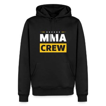 Mma Crew - Männer Premium Bio Hoodie - Schwarz - Vorne - Nico (187cm)