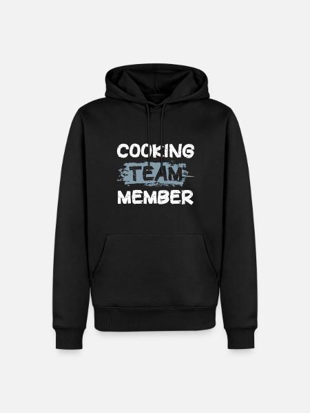 Cooking Team - Männer Premium Bio Hoodie - Schwarz