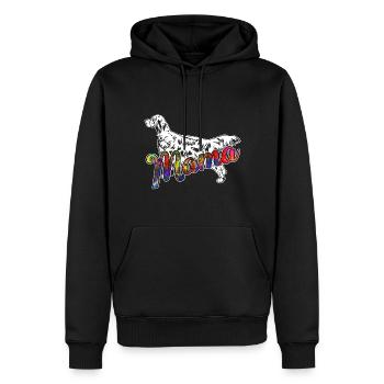 English Setter English Setter Mama - Men’s Premium Organic Hoodie - black - Front - Nico (187cm)