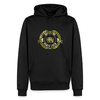 Barcelona Party Crew - Sweat à capuche Premium bio Homme - noir - Devant - Nico (187cm)