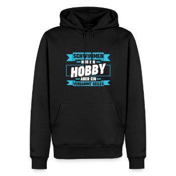 Schullehrer Lehrer - Männer Premium Bio Hoodie - Schwarz - Vorne - Nico (187cm)