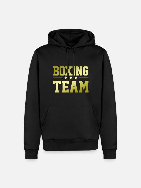 Boxing Team - Men’s Premium Organic Hoodie - black