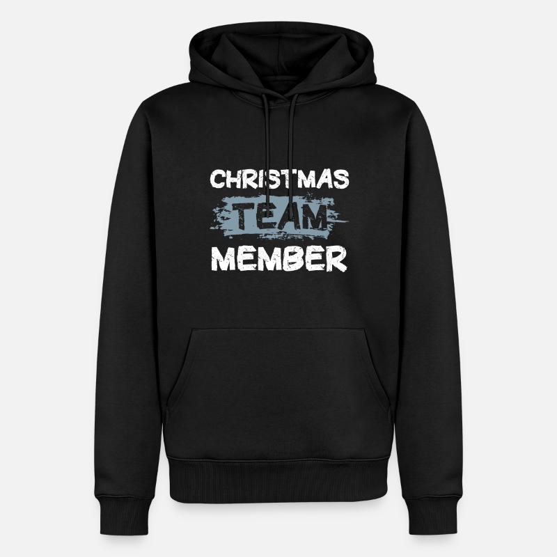 Équipe de Noël - Sweat à capuche Premium bio Homme - noir