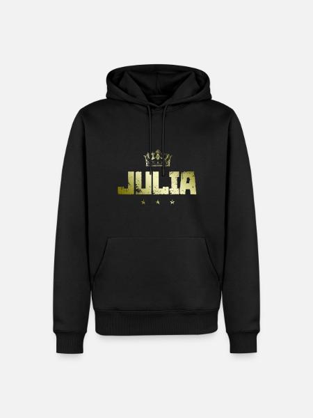 Juliet - Men’s Premium Organic Hoodie - black