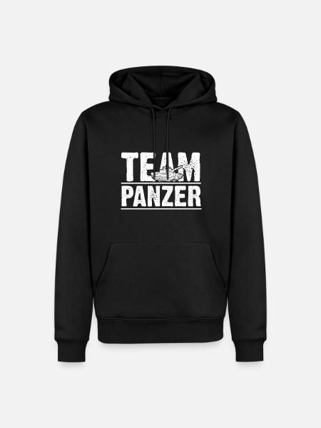 Panzerfahrer Soldat Panzer - Männer Premium Bio Hoodie - Schwarz