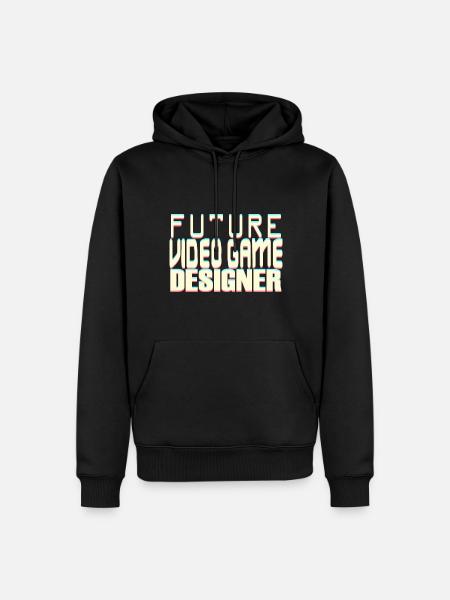 Future Video Game Designer - Men’s Premium Organic Hoodie - black