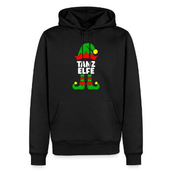 Tanz Elfe Weihnachtsoutfit Familie Partnerlook - Männer Premium Bio Hoodie - Schwarz - Vorne - Nico (187cm)