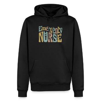 Emergency Nurse Er Medical Nurses Nursing Medical - Männer Premium Bio Hoodie - Schwarz - Vorne - Nico (187cm)