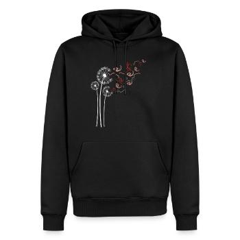 Corn Snake Dandelion Flower For Dandelions Lover - Men’s Premium Organic Hoodie - black - Front - Nico (187cm)