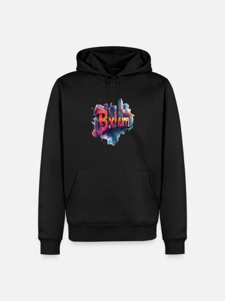 Bochum - Männer Premium Bio Hoodie - Schwarz