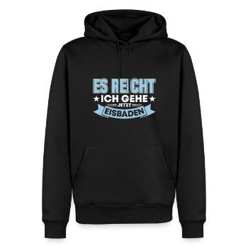 Eisbader Eisbaden Kaltduscher - Männer Premium Bio Hoodie - Schwarz - Vorne - Nico (187cm)