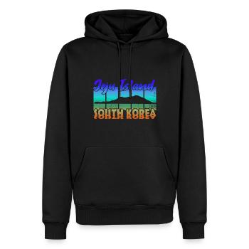 Jeju Island South Korea - Männer Premium Bio Hoodie - Schwarz - Vorne - Nico (187cm)