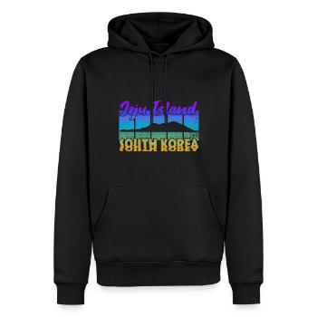 Jeju Island South Korea - Männer Premium Bio Hoodie - Schwarz - Vorne - Nico (187cm)