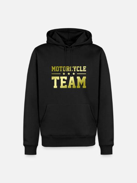 Motorcycle Team - Men’s Premium Organic Hoodie - black