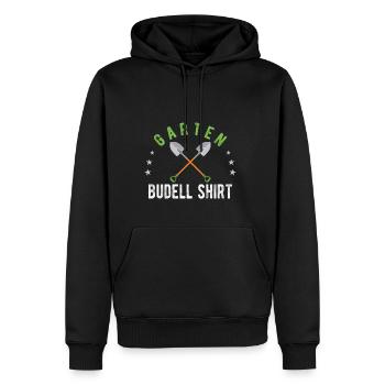 Garten Buddel Shirt Hobbygärtner Gärtnerin Gärtner - Männer Premium Bio Hoodie - Schwarz - Vorne - Nico (187cm)