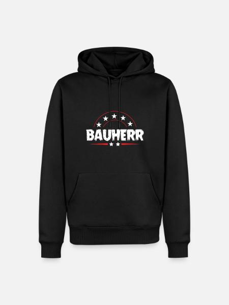 Builder Haus Bau - Men’s Premium Organic Hoodie - black