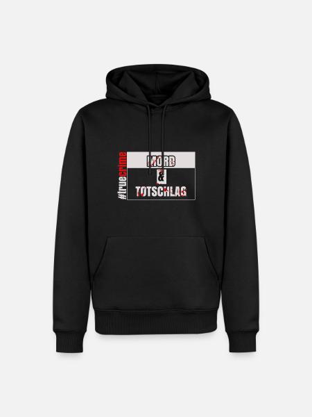 mord & totschlag - Männer Premium Bio Hoodie - Schwarz