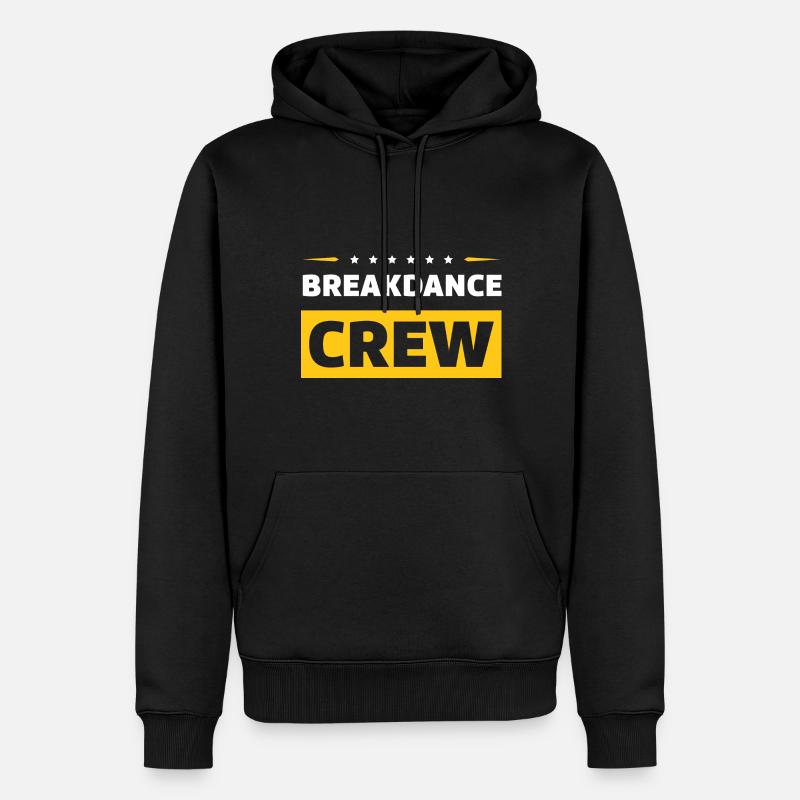 Équipe de breakdance - Sweat à capuche Premium bio Homme - noir