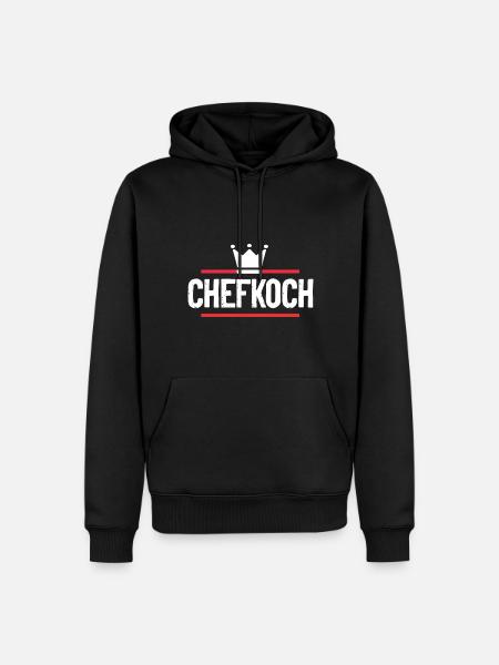 Chefkoch Kochen - Männer Premium Bio Hoodie - Schwarz