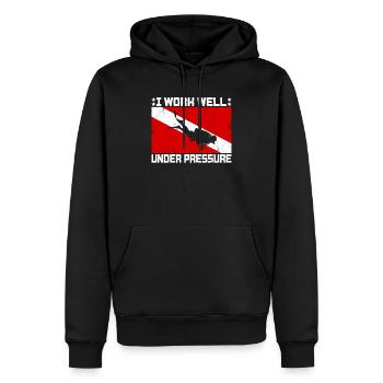 Dive Master Rescue Diver Tauchlehrer - Männer Premium Bio Hoodie - Schwarz - Vorne - Nico (187cm)