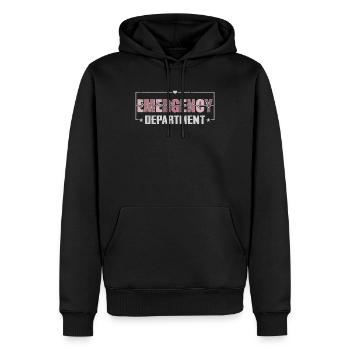 Krankenschwestern in der Notaufnahme Notaufnahme Krankenschwester Praktiker - Männer Premium Bio Hoodie - Schwarz - Vorne - Nico (187cm)