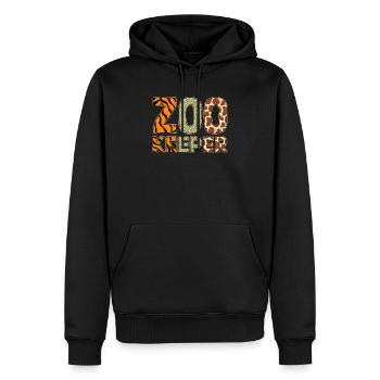 Zoowärter Kostüm Afrikanisches Tier Safari Zoowärter - Männer Premium Bio Hoodie - Schwarz - Vorne - Nico (187cm)