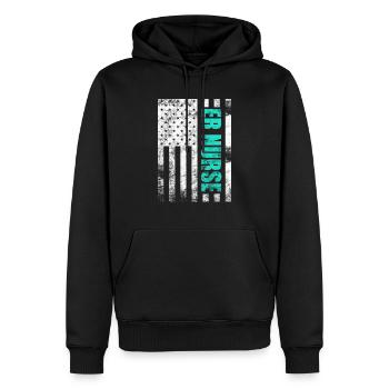 Krankenschwestern in der Notaufnahme Notaufnahme Krankenschwester Praktiker - Männer Premium Bio Hoodie - Schwarz - Vorne - Nico (187cm)