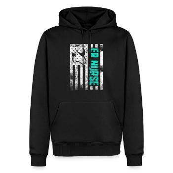 Krankenschwestern in der Notaufnahme Notaufnahme Krankenschwester Praktiker - Männer Premium Bio Hoodie - Schwarz - Vorne - Nico (187cm)