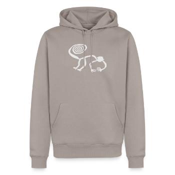 Nazca Lines | Las Líneas De Nazca Peru Geoglyphs - Men’s Premium Organic Hoodie - taupe - Front - Nico (187cm)