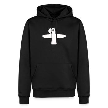 Nazca-Linien | Peru Geoglyphen Las Líneas De Nazca - Männer Premium Bio Hoodie - Schwarz - Vorne - Nico (187cm)