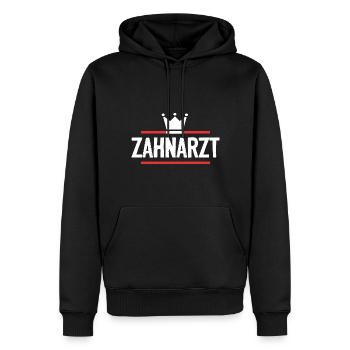 Zahnarzt Beruf - Männer Premium Bio Hoodie - Schwarz - Vorne - Nico (187cm)