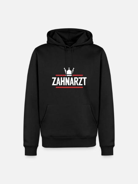 Zahnarzt Beruf - Männer Premium Bio Hoodie - Schwarz
