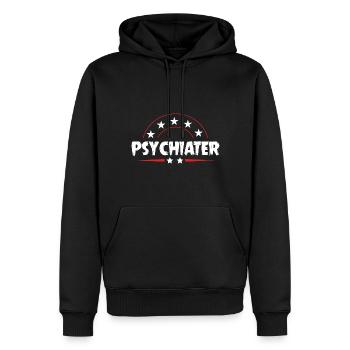 Psychiater Beruf - Männer Premium Bio Hoodie - Schwarz - Vorne - Nico (187cm)