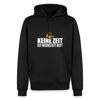 Handwerk Werkstatt Handwerker Geschenke - Männer Premium Bio Hoodie - Schwarz - Vorne - Nico (187cm)
