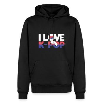 Japanisch K-Pop Fan K-Pop Geschenk - Männer Premium Bio Hoodie - Schwarz - Vorne - Nico (187cm)