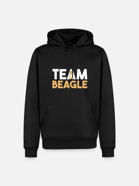 Hund Beagle - Männer Premium Bio Hoodie - Schwarz