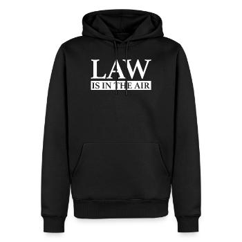 Avocat juriste avocat avocat - Sweat à capuche Premium bio Homme - noir - Devant - Nico (187cm)