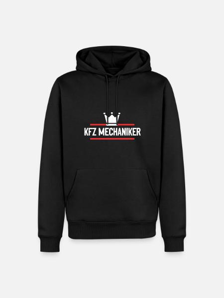 KFZ Mechaniker Beruf - Männer Premium Bio Hoodie - Schwarz