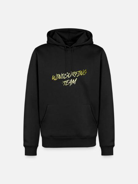 Windsurfing Team - Men’s Premium Organic Hoodie - black